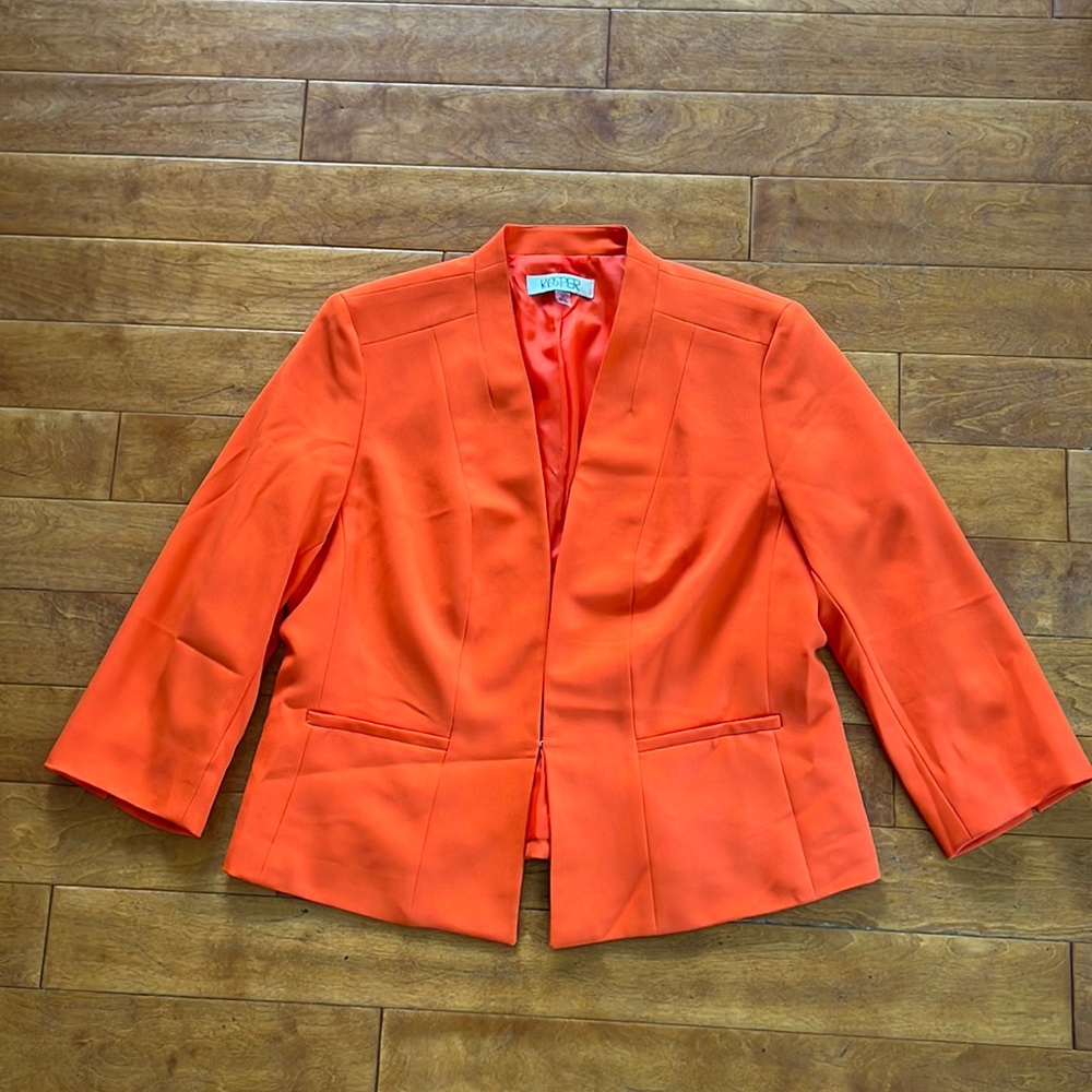 Kasper Orange Blazer